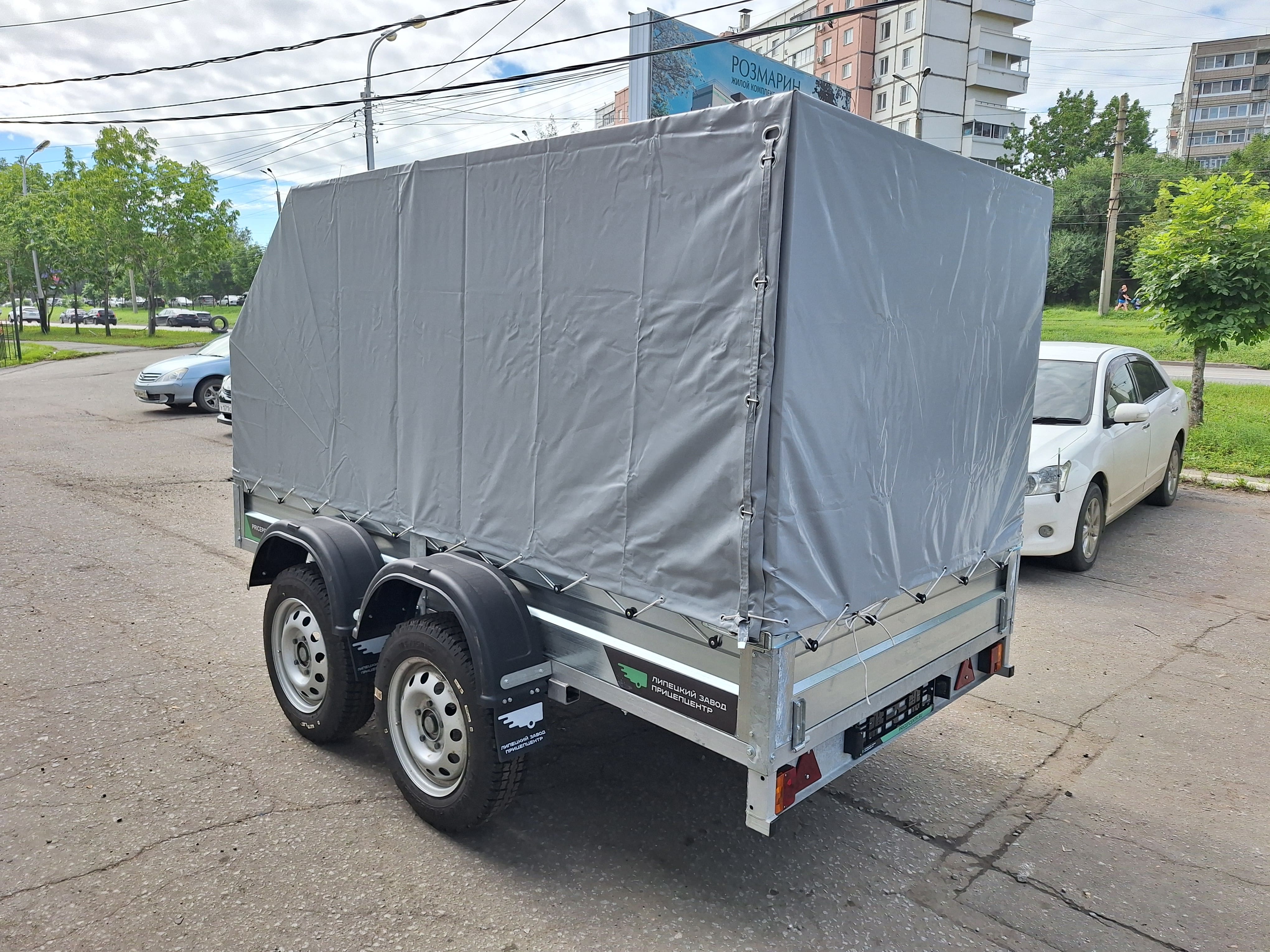 Изображение Легковой прицеп двухосный Титан 2ос. 3015-05 (колёса R16)